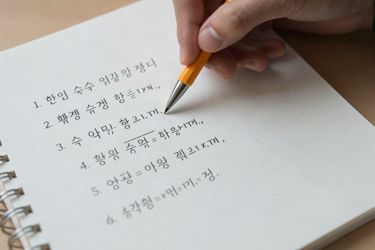 수학 수업 장면